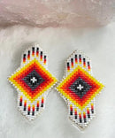 Diamond Bendable Beaded Earrings