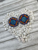 4 Point Design Earrings