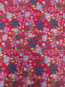 Ojibway Floral Fabric by Jackie Traverse 7