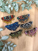 Beaded Fringe Barrette