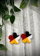 Four Directions Resin Earrings