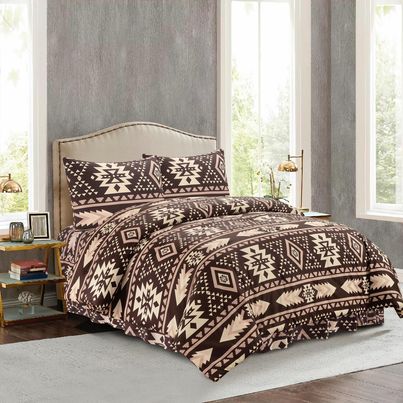 Diamond Collection 4 Piece Double Comforter Set