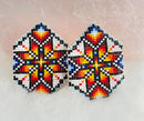 Star Bendable Beaded Earrings