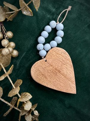 Wood Bead Ornament