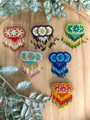 3 Circle Fringe Barrette - Small