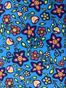 Ojibway Floral Fabric by Jackie Traverse 5