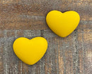 Small Heart Matte Cabochons