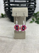 Turtle Brick Stitched Earrings