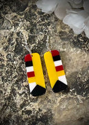 Four Directions Resin Earrings