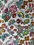 Ojibway Floral Fabric by Jackie Traverse 6