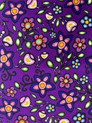 Ojibway Floral Fabric by Jackie Traverse 5