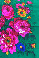 Non Metallic Floral Scarves