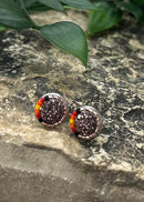 Beaded Stud Earrings