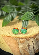 Beaded Stud Earrings