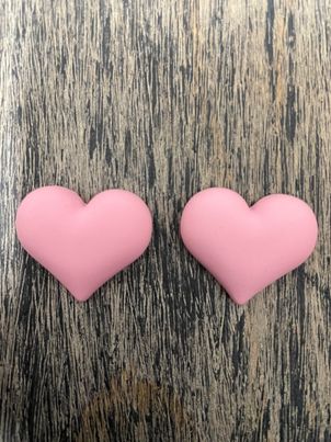 Mini Heart Pastel Cabochons
