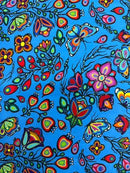 Ojibway Floral Fabric by Jackie Traverse 6