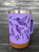 Cork Base Travel Mug With Handle