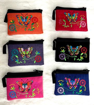 Embroidered Coin Purse