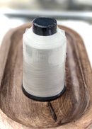 3oz White Beading Thread Cones