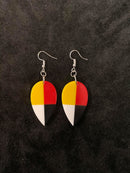 Four Directions Resin Earrings