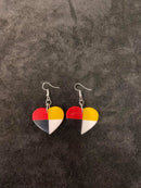 Four Directions Resin Earrings