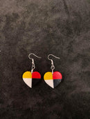 Four Directions Resin Earrings