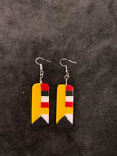 Four Directions Resin Earrings