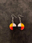 Four Directions Resin Earrings