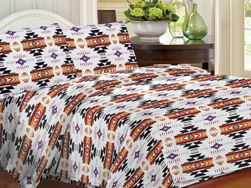 Navajo Print Queen Bed Sheets