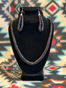 Heishi Shell Necklace & Earring Set