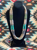 Grey Multi-Strand Necklace