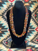 Multi-Coloured Rock Necklace