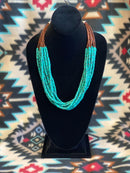 Turquoise Multi-Strand Necklace