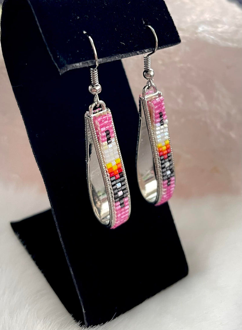Feather Oval Hoops