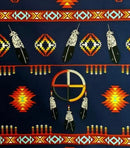 Dreamcatcher & Feather Design Fabric