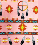 Dreamcatcher & Feather Design Fabric