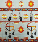 Dreamcatcher & Feather Design Fabric