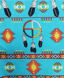 Dreamcatcher & Feather Design Fabric