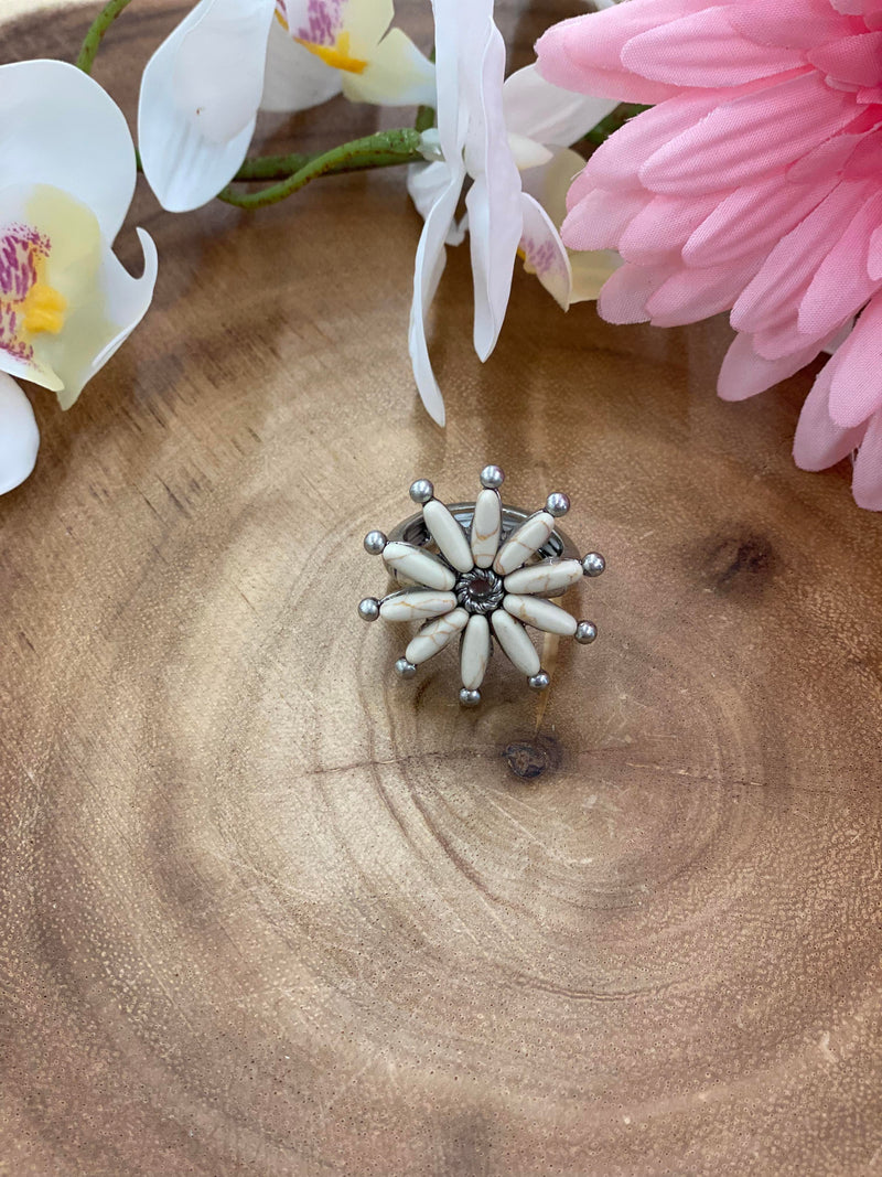 Marble Star Ring