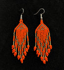 Orange Dangle Earrings
