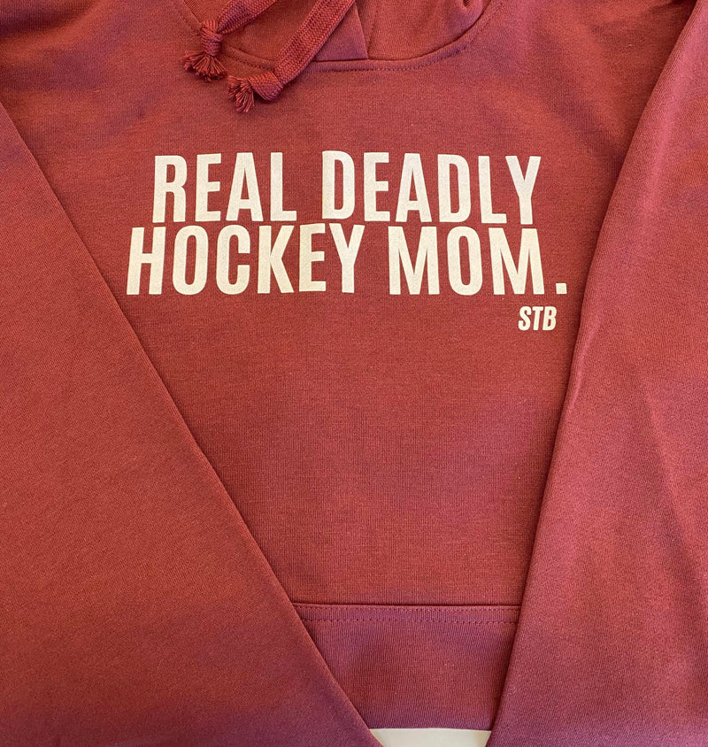 "Real Deadly Hockey Mom" Hoodies