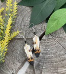 Bison Hoof Bone Earring