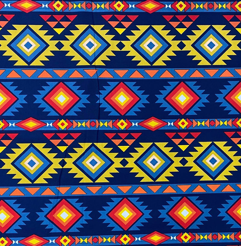 Aztec Diamond Designed Fabric