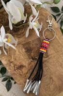 Peyote Stitched Jingle Keychain
