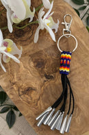 Peyote Stitched Jingle Keychain