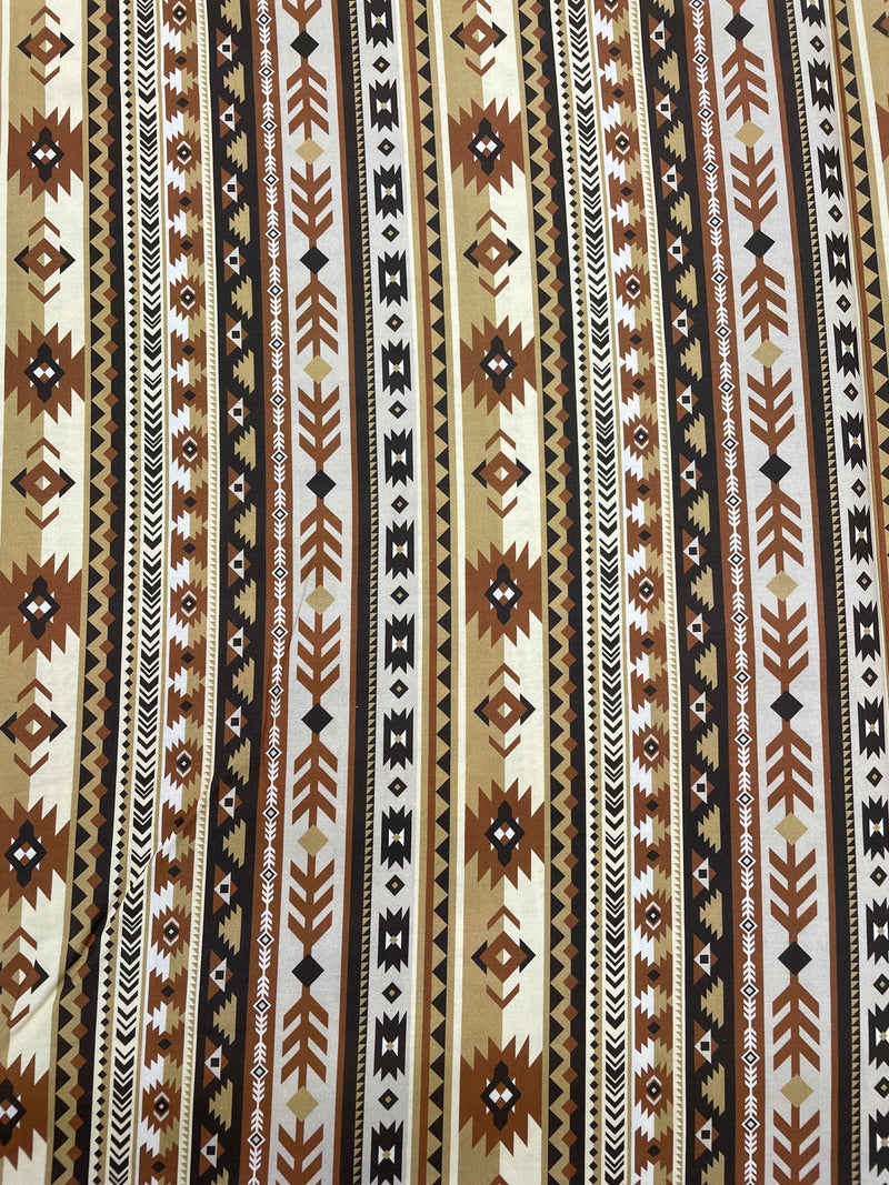 Aztec Arrow Designed Fabric