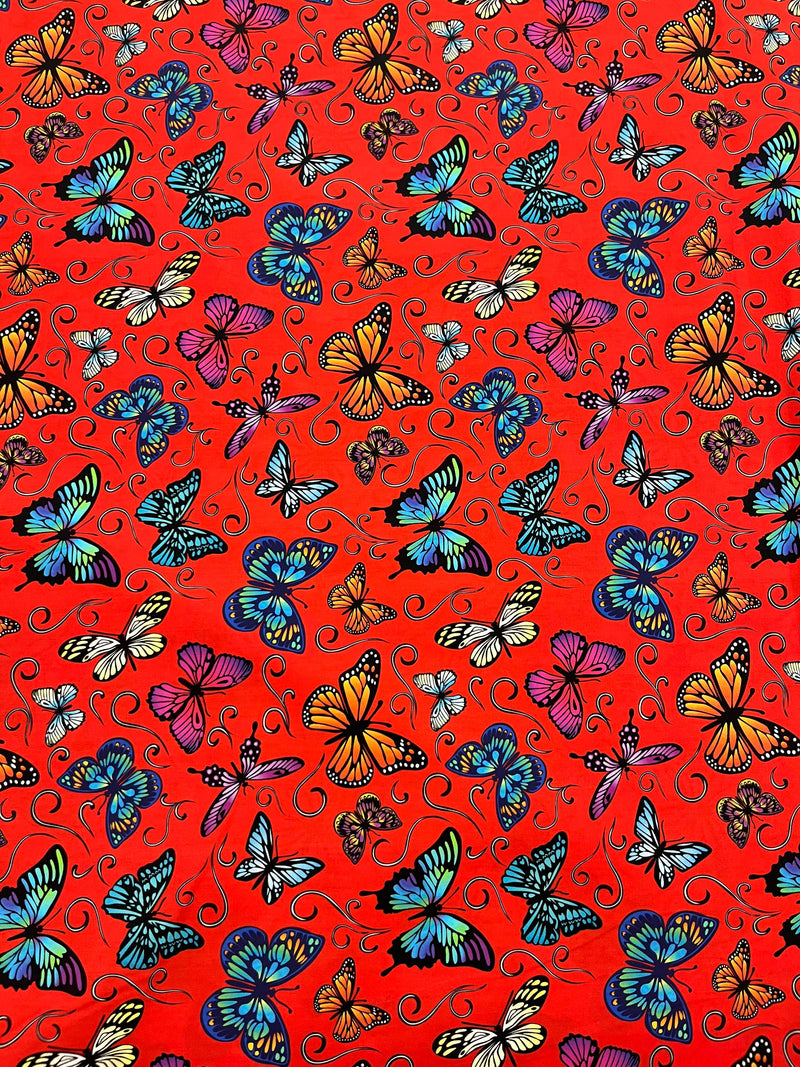 Butterfly Designed Fabric