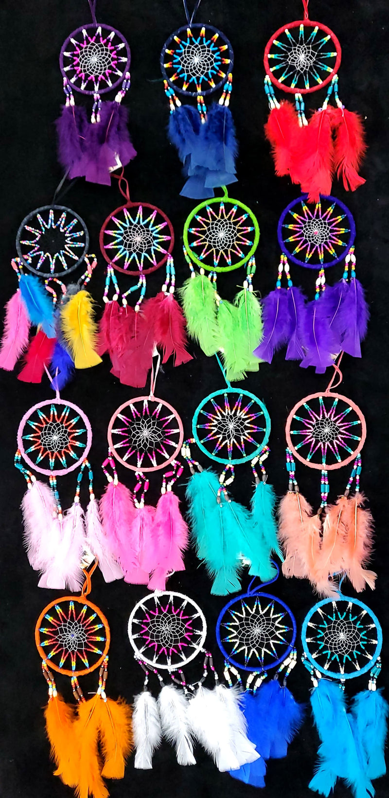 Large Colourful Dreamcatchers