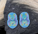Teardrop/Heart Beaded Earrings