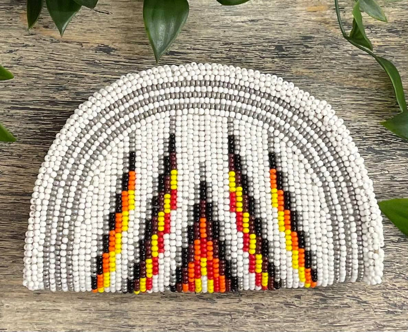 Large Beaded Coin Purse